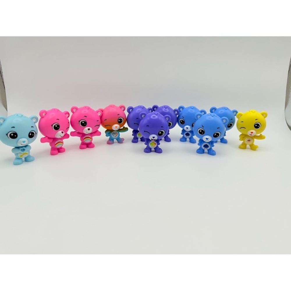 Care Bears Surprise Cubs Collectibles Series 1 Basic Fun W/ Extras - Lot of 11